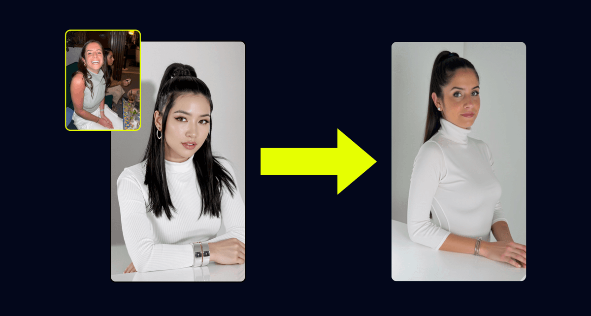 Illustration of the Remix Camera flow